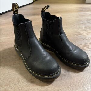 Dr. Martens Black Leather Ankle Boots